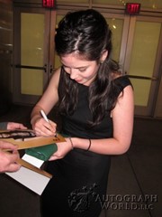 signing photo
