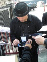 signing photo
