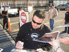 signing photo