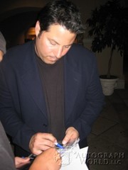 signing photo