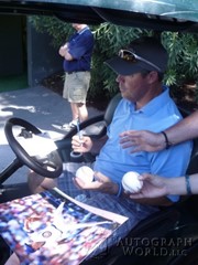 signing photo