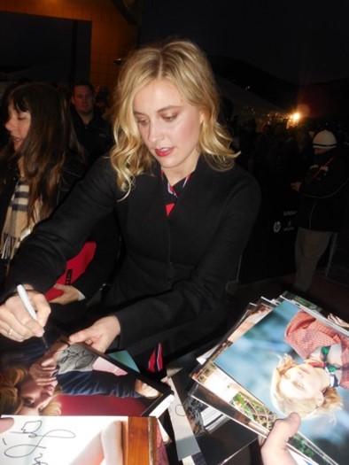 Greta Gerwig autograph