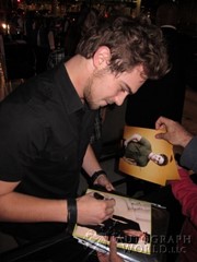 signing photo