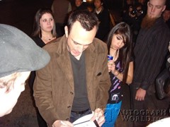 signing photo