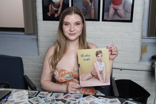 Harlow West autograph