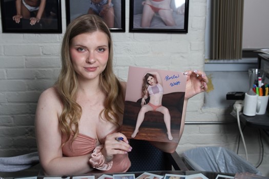 Harlow West autograph