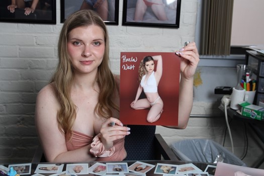 Harlow West autograph