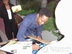 signing photo