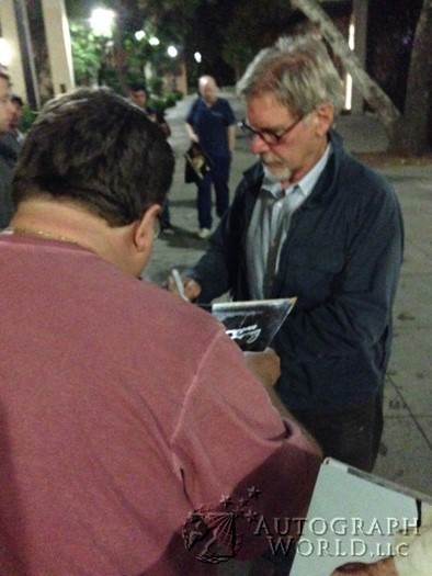 Harrison Ford autograph