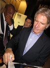 Harrison Ford signing proof