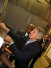 Harrison Ford signing proof