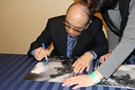 Haruo Nakajima signing proof