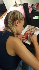 signing photo