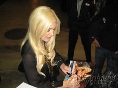 signing photo