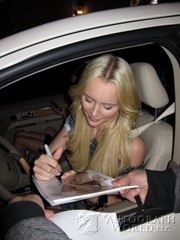 signing photo
