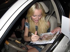 signing photo