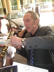 signing photo