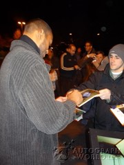 signing photo