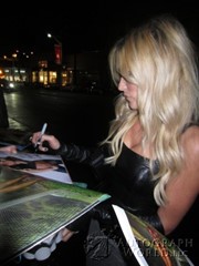 signing photo