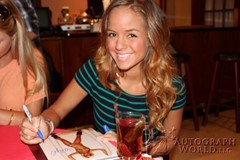 signing photo