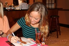 signing photo