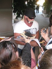 signing photo