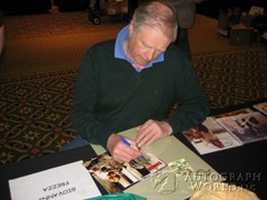 signing photo