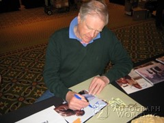 signing photo