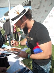 signing photo