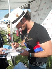 signing photo