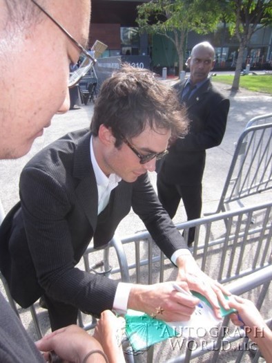 Ian Somerhalder autograph