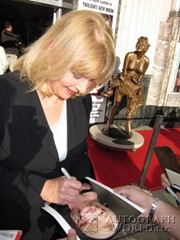 signing photo