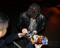 signing photo