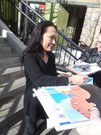 Irene Bedard signing proof