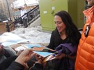 Irene Bedard signing proof