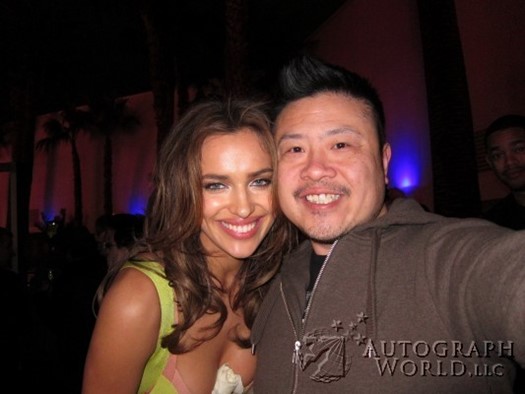 Irina Shayk autograph