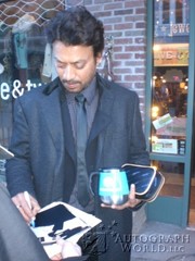 signing photo