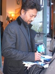 signing photo
