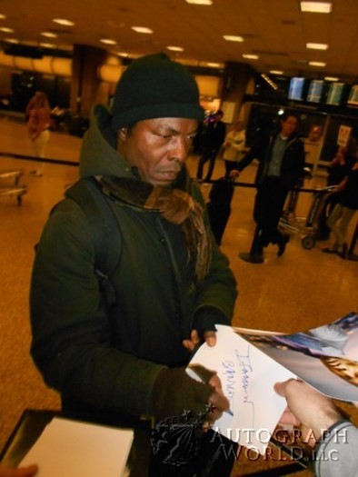 Isaach De Bankole autograph