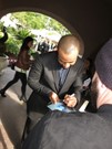 Isaiah Mustafa signing proof