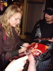 signing photo
