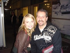 signing photo