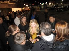 signing photo