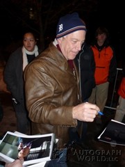 signing photo