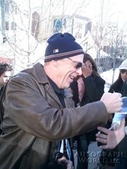 signing photo
