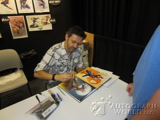 J. Scott Campbell autograph