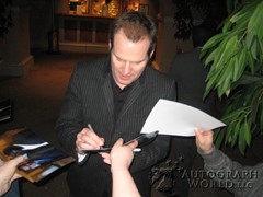 signing photo