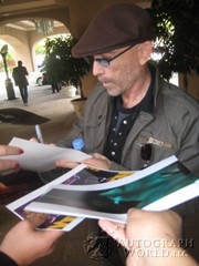 signing photo