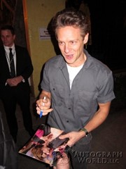 signing photo