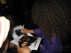 signing photo